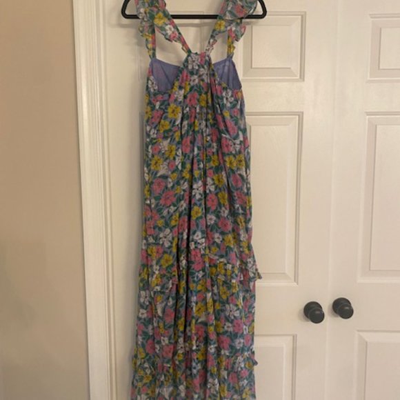 Banjanan Penelope Womens Floral Ruffled Maxi Dress (NWT) - Picture 5 of 5